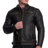 VIVE LA FRANCE RETRO MOTORCYCLE LEATHER JACKET