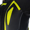 SCORPIO BLACK LIGHT-REFLECTIVE MOTORCYCLE LEATHER JACKET
