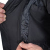 SCORPIO BLACK LIGHT-REFLECTIVE MOTORCYCLE LEATHER JACKET