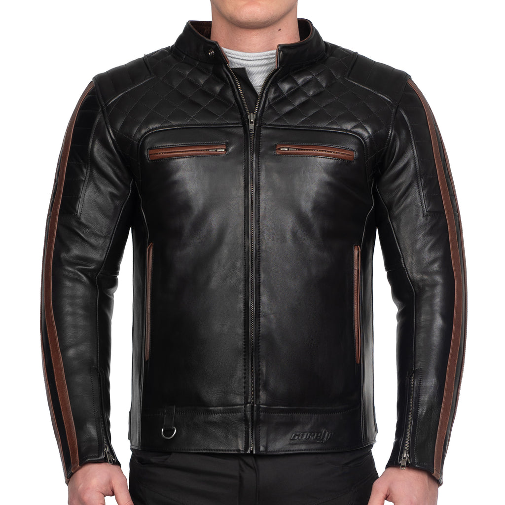 HUDSON MOTORCYCLE RACING LEATHER JACKET