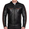 HUDSON MOTORCYCLE RACING LEATHER JACKET