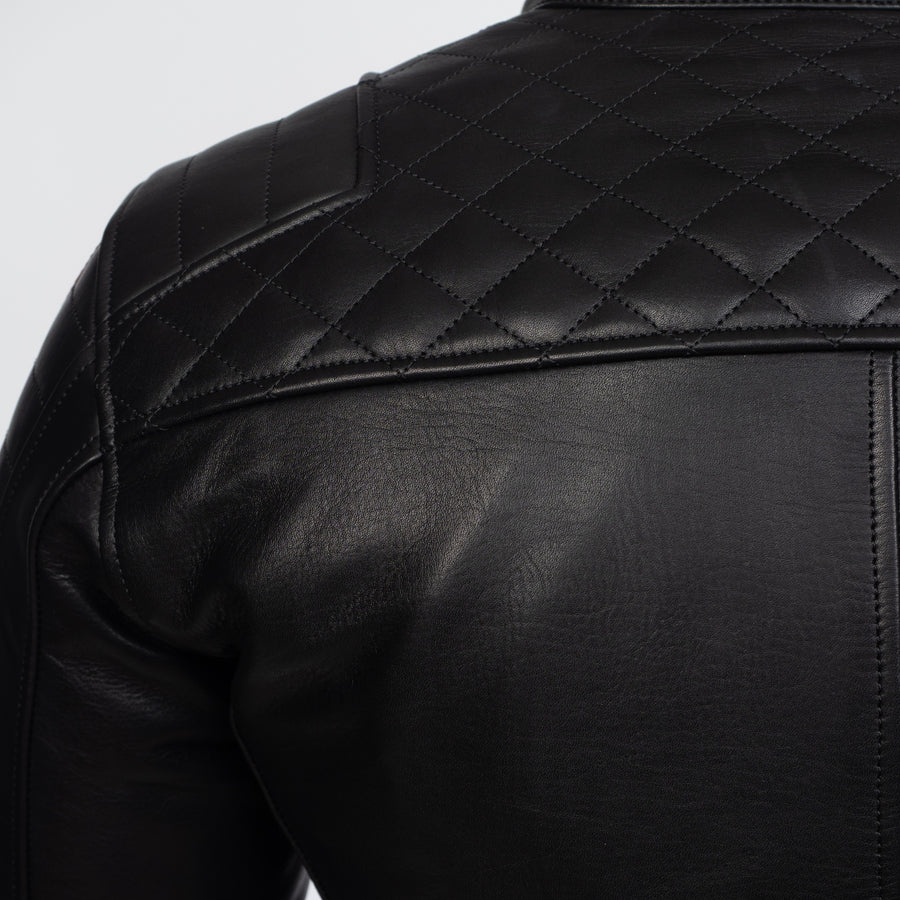 HUDSON MOTORCYCLE RACING LEATHER JACKET