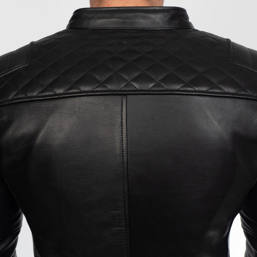 HUDSON MOTORCYCLE RACING LEATHER JACKET