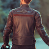 HERITAGE RETRO MOTORCYCLE LEATHER JACKET