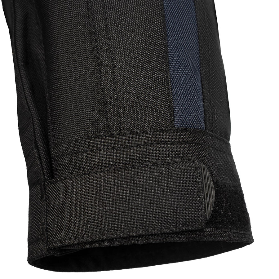 Corelli MG Rocket blue black motorcycle textile jacket, mesh, cordura racing, YKK zippers, removable CE protectors, removable inner lining, pockets, sleeve photo