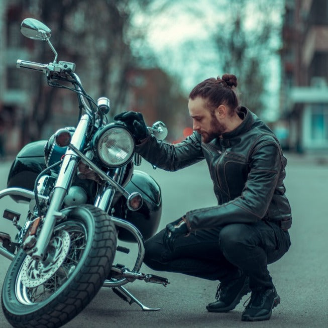 Retro outlet bike jacket