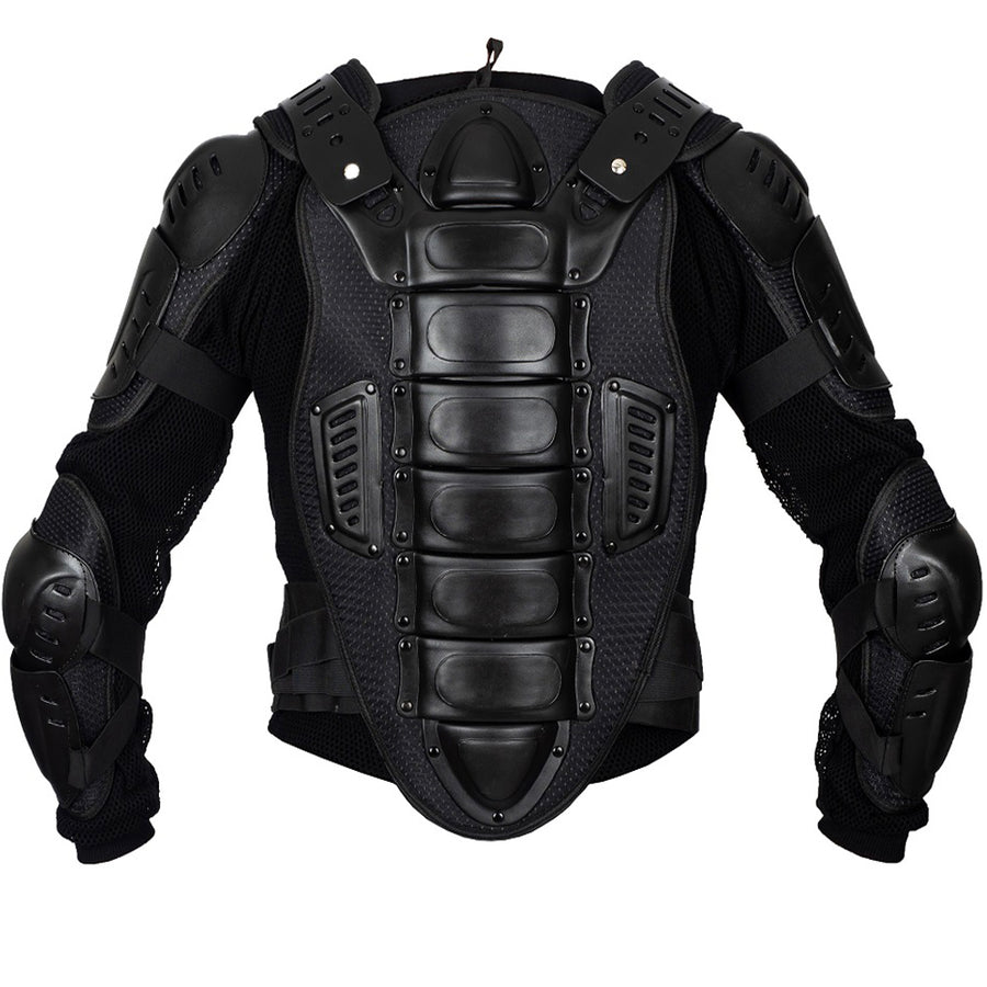 CORELLI MG SPARTACUS BLACK MOTORCYCLE ARMORED VEST, ce protectors, biker