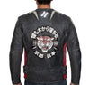 Corelli MG Tokyo Nippon Vintage Fully-Protected Biker Leather Jacket, cowhide leather, CE protectors, perforated leather, motorcycle, back photo