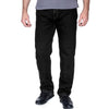 Corelli MG City rider men's protected motorcycle black kevlar jeans, removable CE protectors, cordura, front photo