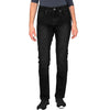 Corelli MG city soul women protected motorcycle black jeans, removable CE protectors, kevlar, cordura, pockets, YKK zipper, front photo