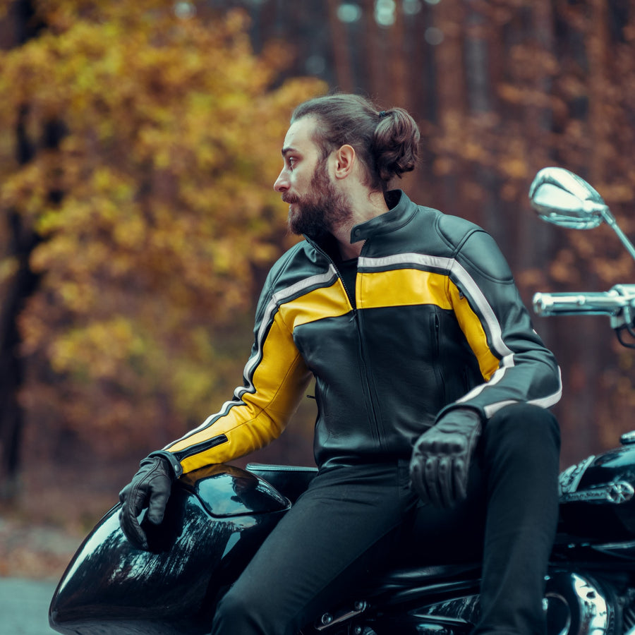 Motorsport best sale leather jacket